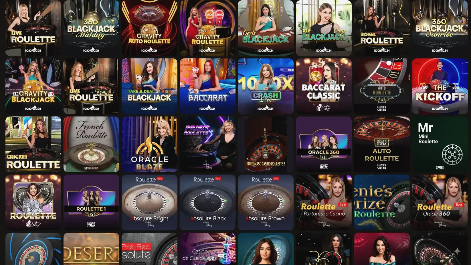 Wildrobin Casino mobile App Spielauswahl auf Smartphone